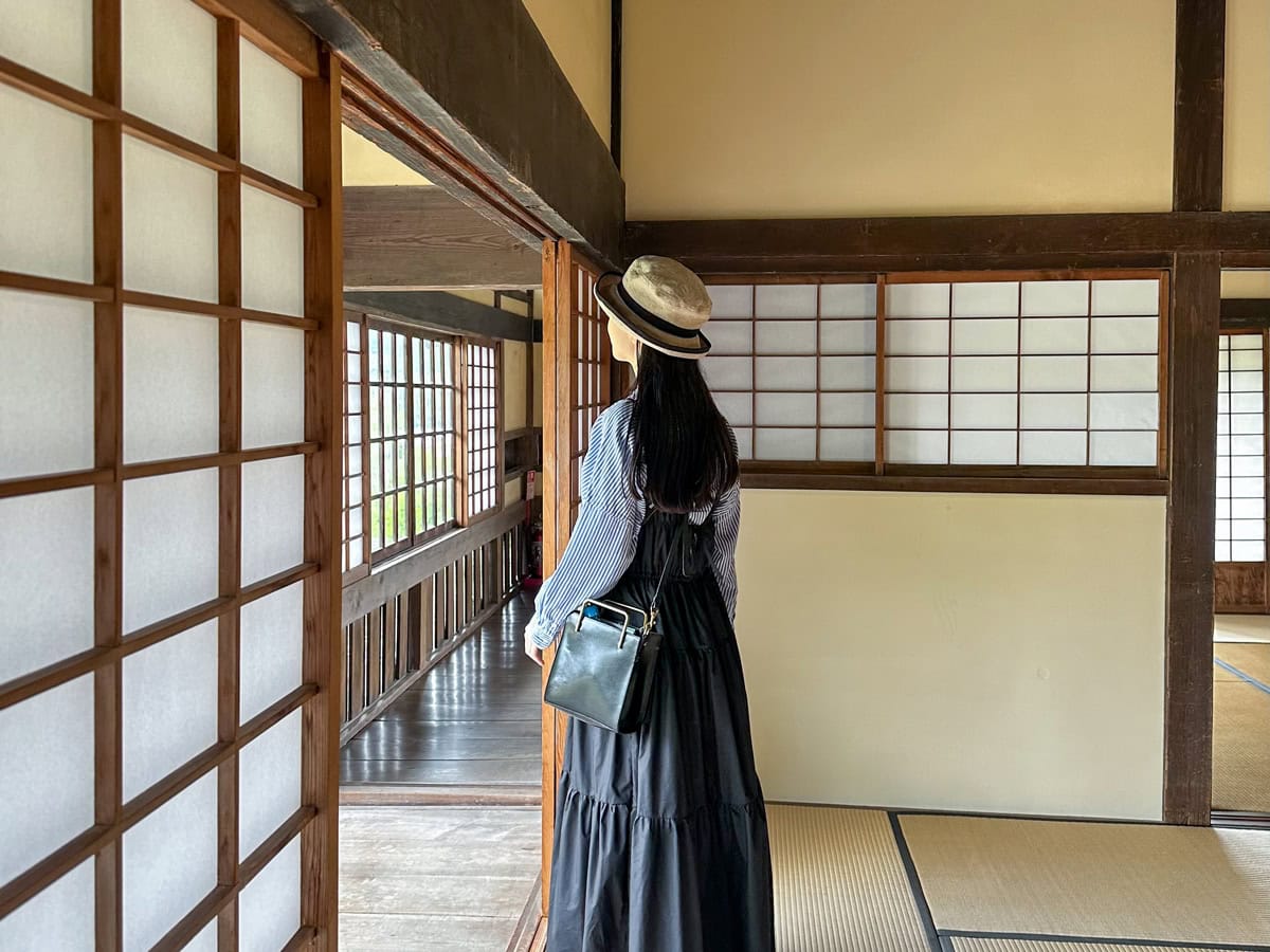 益子陶芸美術館敷地内にある人間国宝・濱田庄司の旧宅