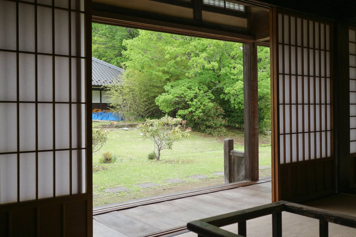 益子陶芸美術館敷地内にある人間国宝・濱田庄司の旧宅