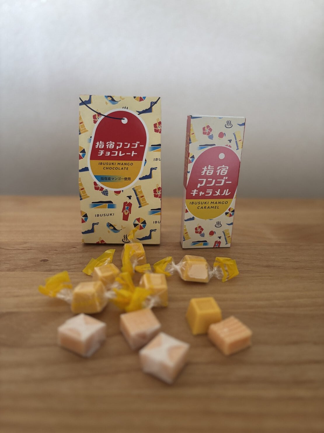 指宿マンゴーチョコレートとマンゴーキャラメル