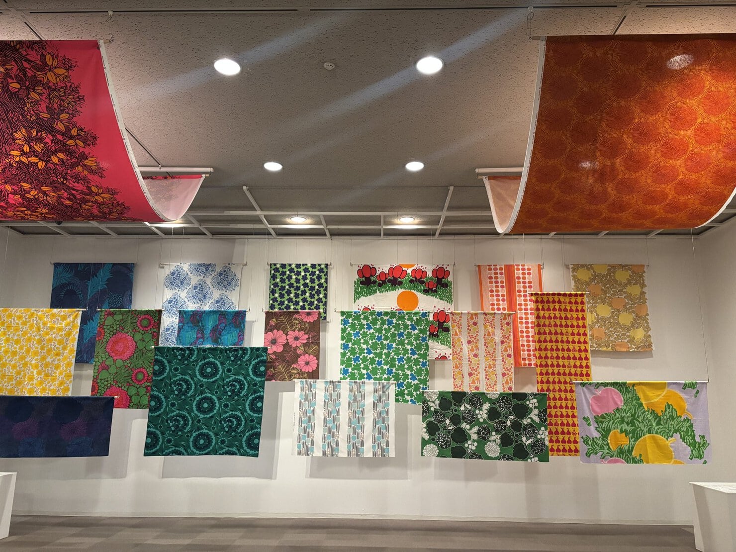 西宮市大谷記念美術館「スウェーデン・テキスタイル展」の展示物