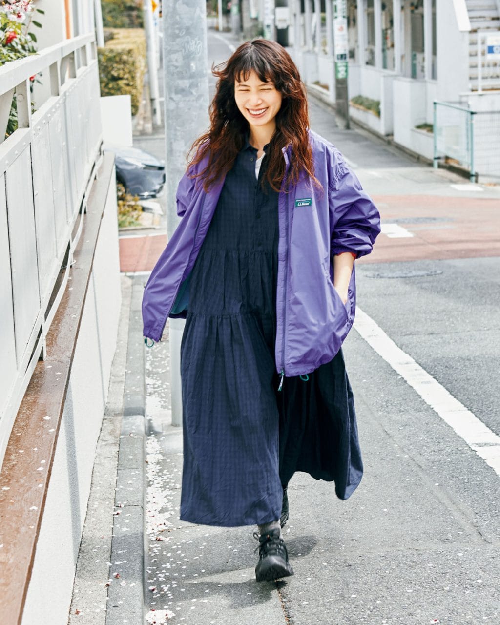 モデルkazumiさんが着こなすシティアウトドアという新定番