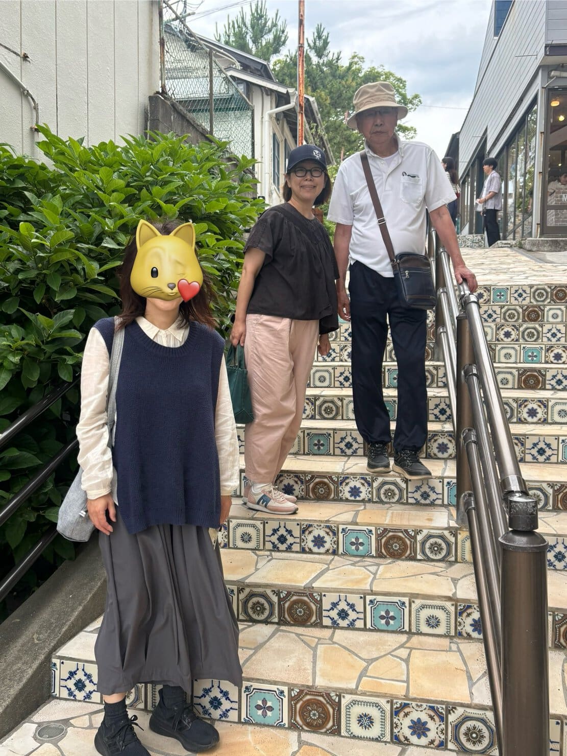 キラキラ坂でパチリ