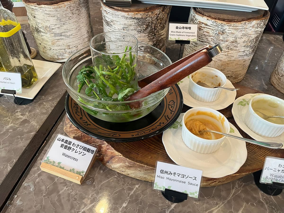 長野・安曇野アウトドアホテル「TENAR」の朝食