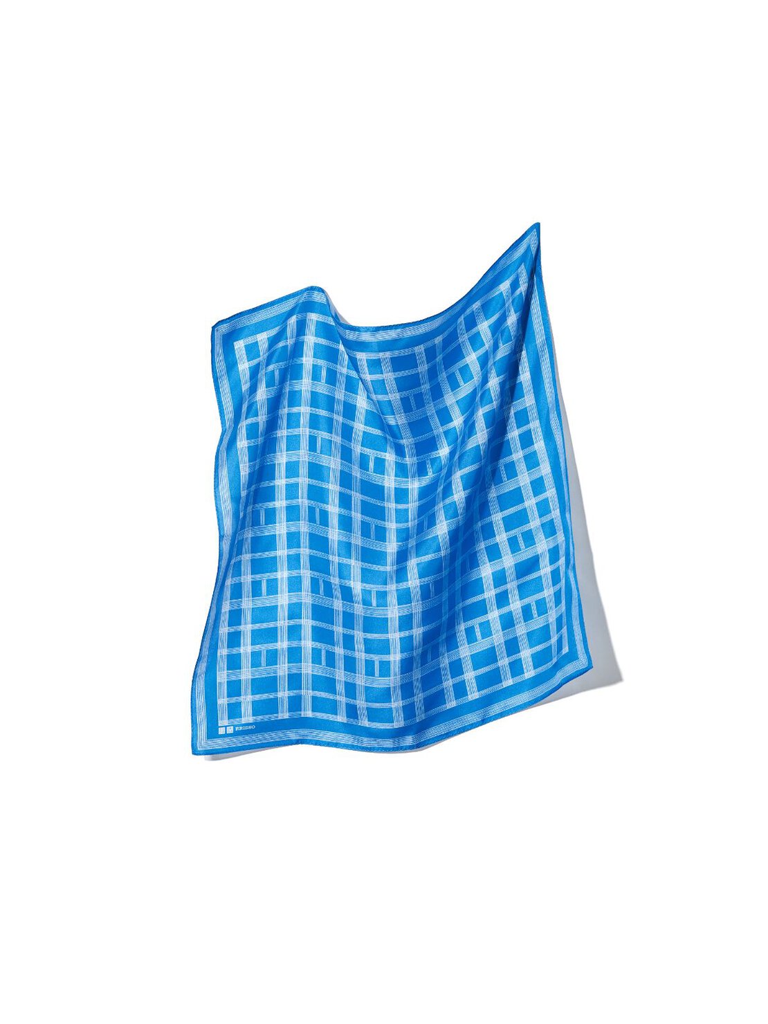 シルクプリントスカーフ BLUE ¥2,990