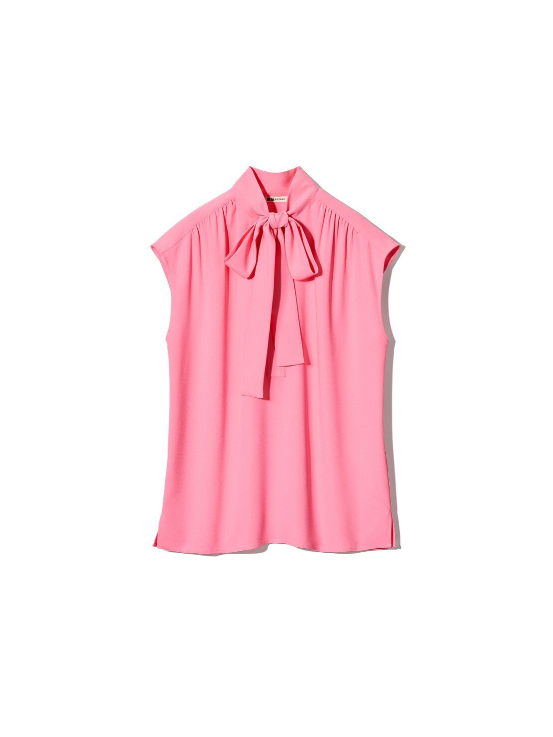 ボウタイブラウスノースリーブ PINK ¥2,990