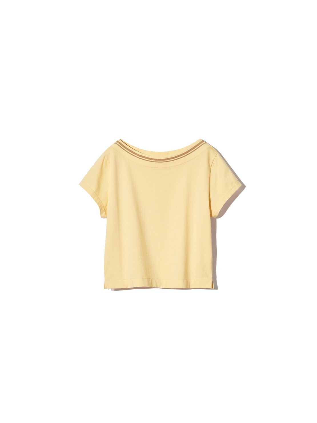 ボートネックT YELLOW ¥1,990
