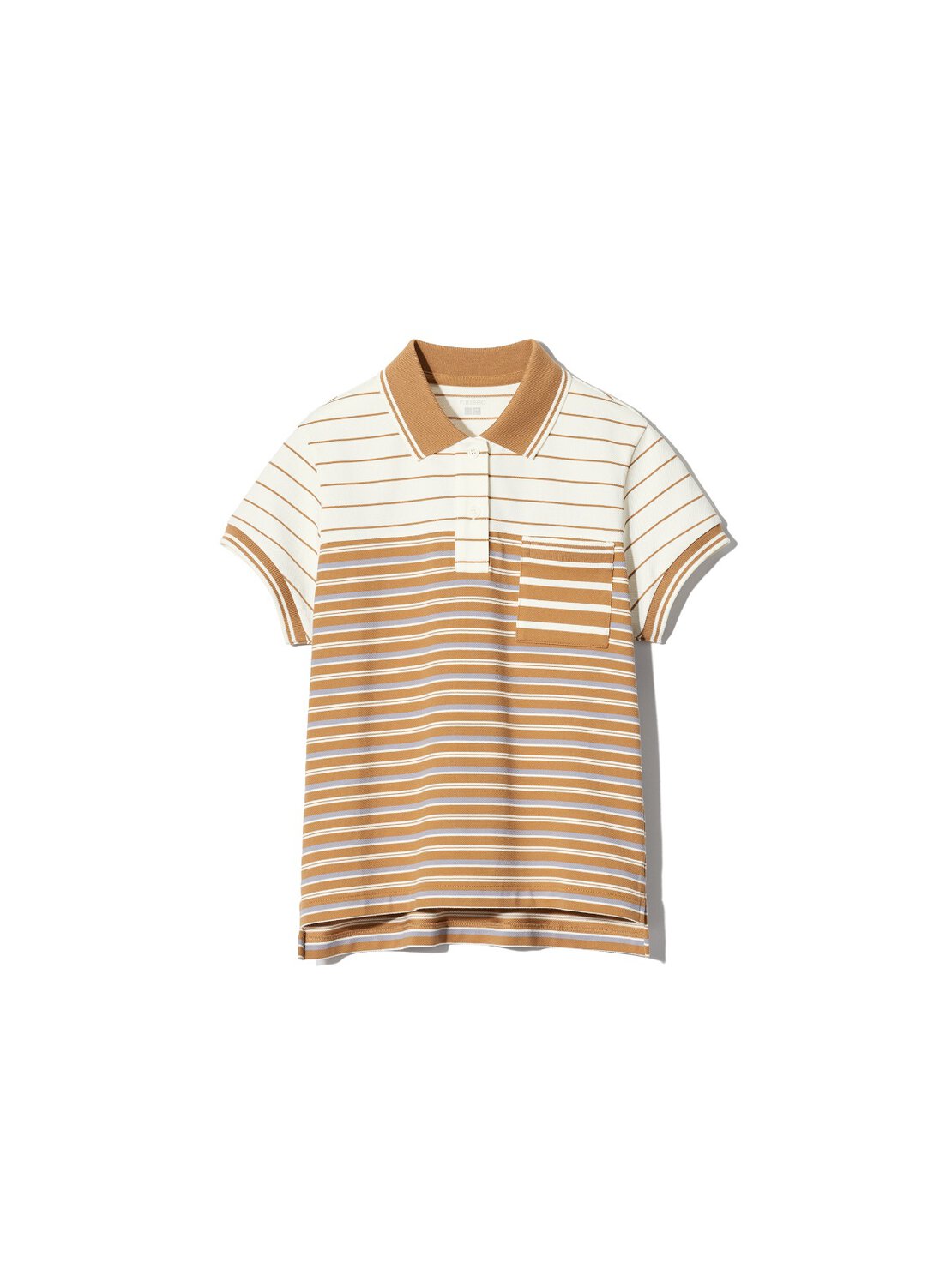 ストライプミニポロシャツ BROWN ¥2,990