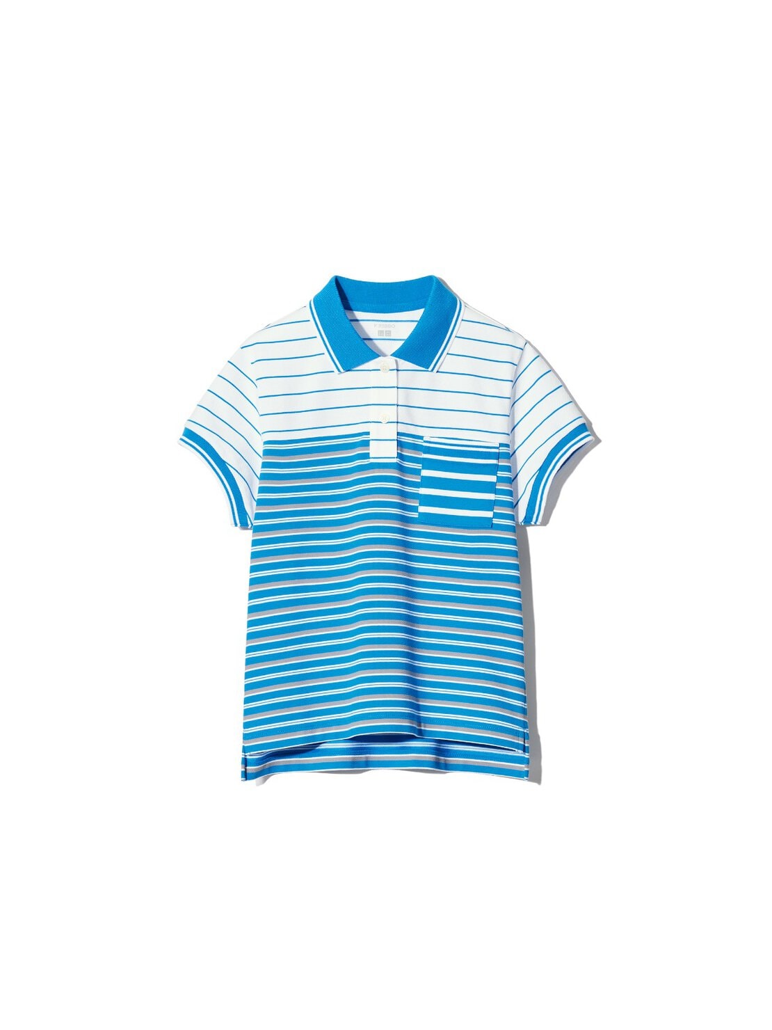ストライプミニポロシャツ BLUE ¥2,990