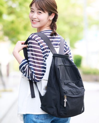 【私の好きなリュックと中身を公開！：ゆべしさん】 フォロワーの声から生まれた、毎日に寄り添うこだわりのコラボリュック