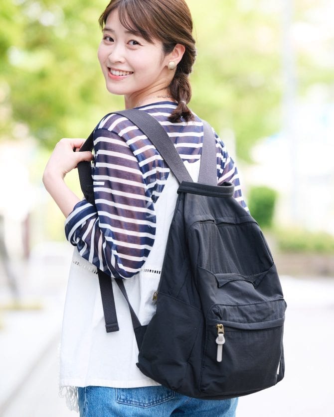 【私の好きなリュックと中身を公開！：ゆべしさん】 フォロワーの声から生まれた、毎日に寄り添うこだわりのコラボリュック