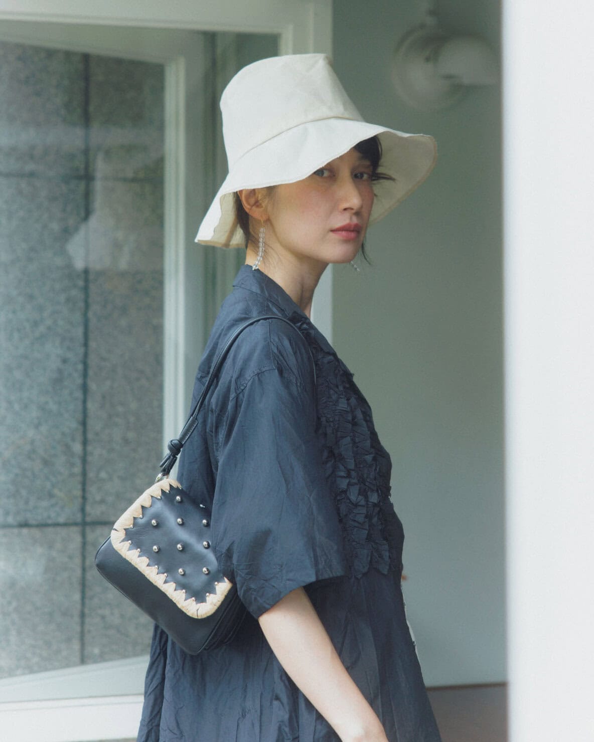 Mia Hat&Accessoryのハットを着こなし