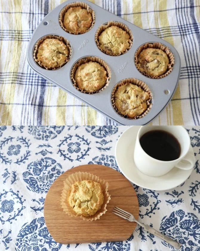 米粉のホットケーキミックスで作るおからパウダーマフィン