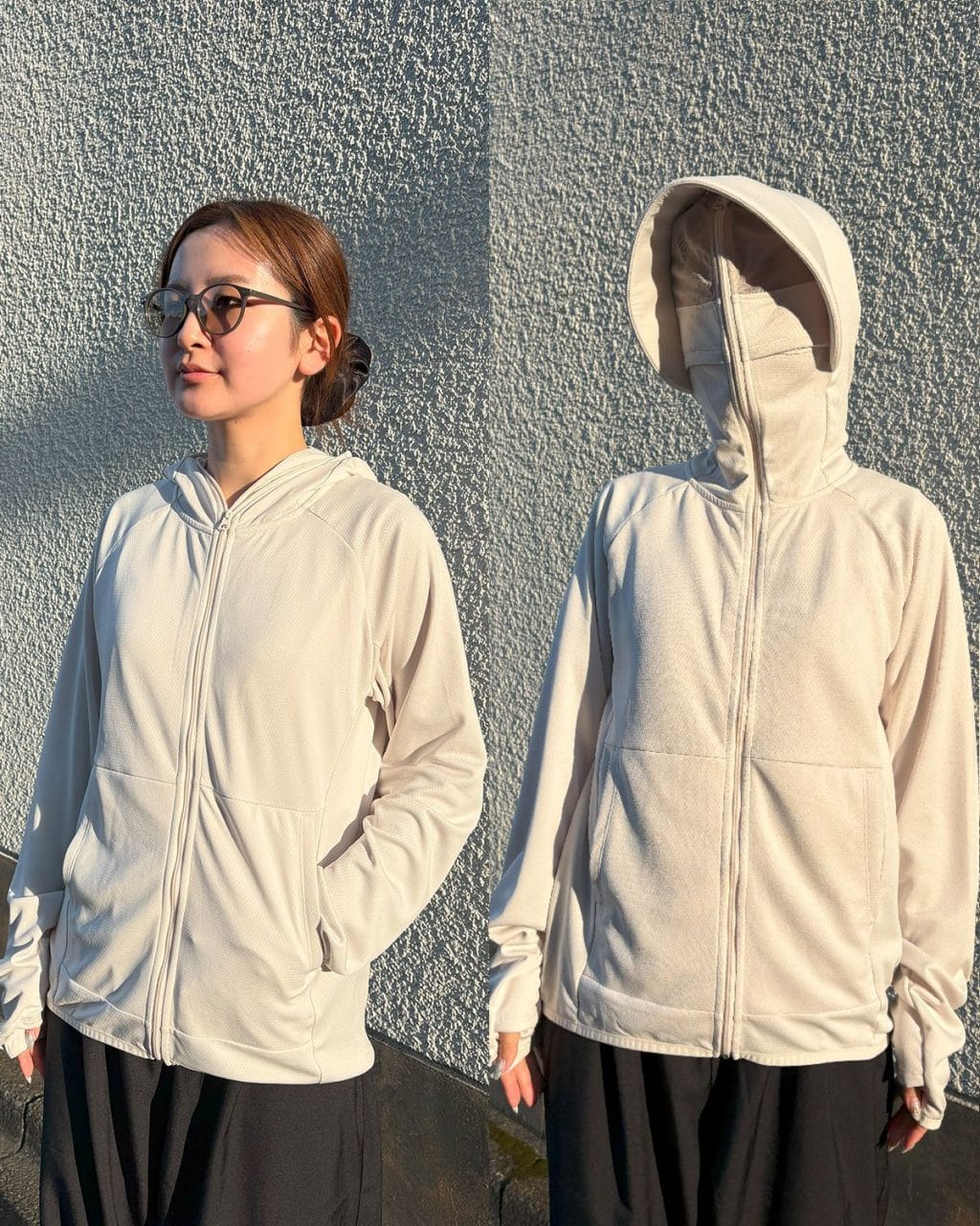 【ワークマン「不審者パーカー」着用レポ】 売り切れ続出中！ 顔まで隠せるUVパーカーで、夏の紫外線をブロック
