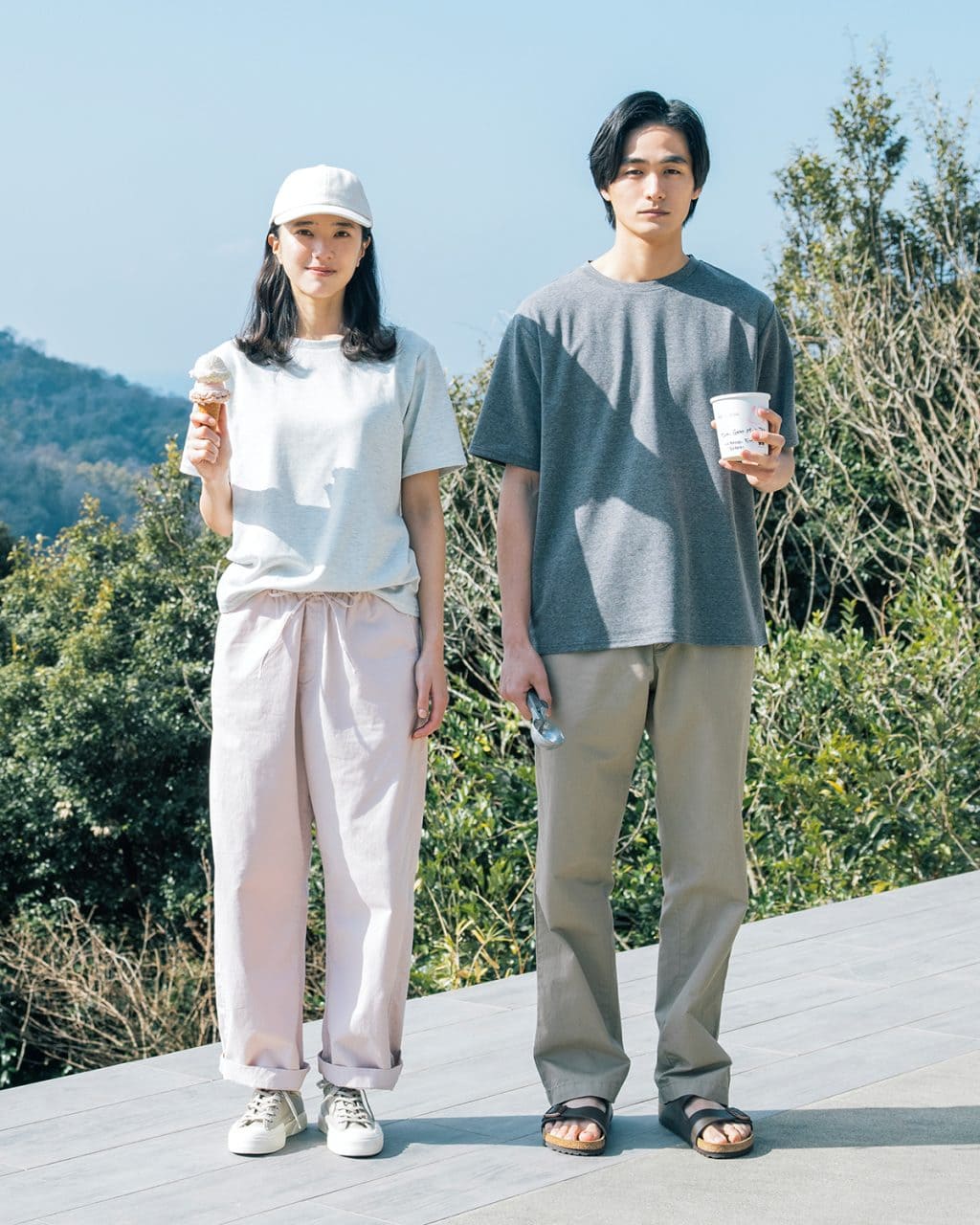 【着るだけで疲労回復⁉ リカバリーウェア夏のお出かけコーデ】 人気スタイリスト・岡尾美代子さんが提案！ 絶妙カラーで機能もおしゃれも叶う！