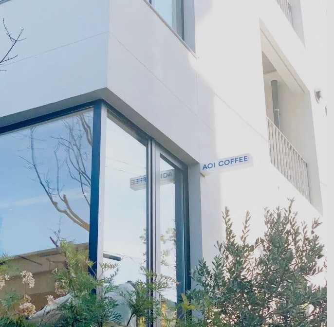 東急池上線・洗足池駅「AOI COFFEE」外観