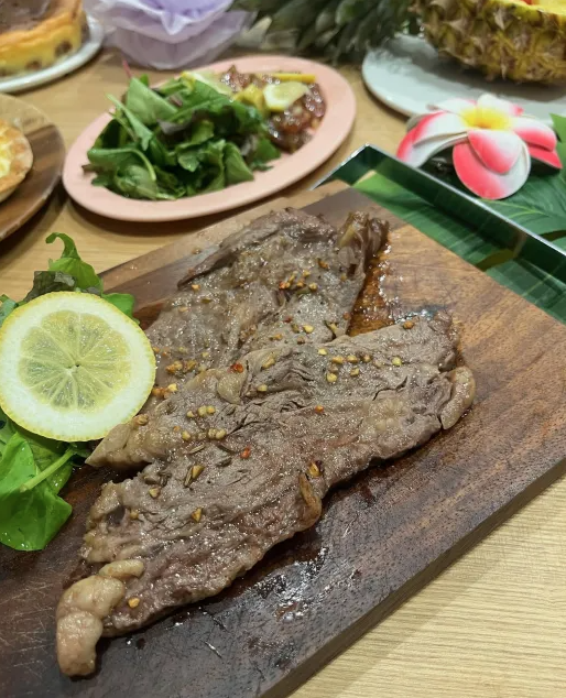 ターゲットのハワイアンスパイスを使ったステーキ