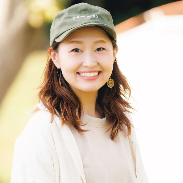 アウトドアライター、防災士の内舘綾子さん