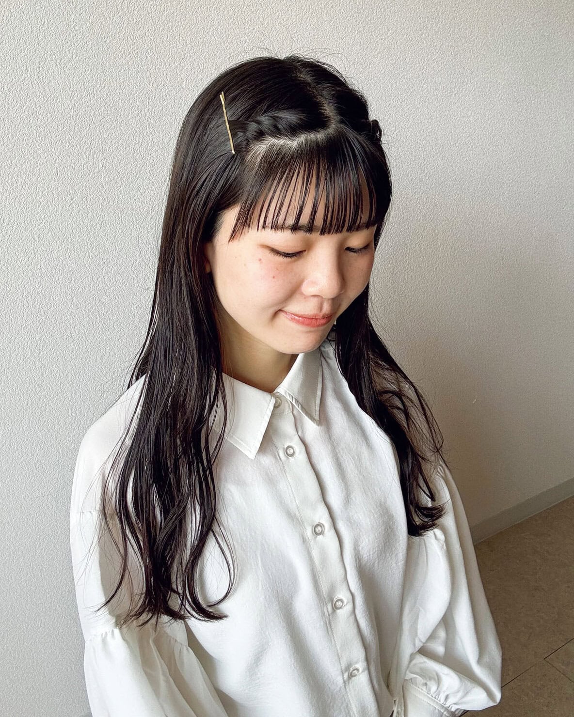 ねじり前髪アレンジ