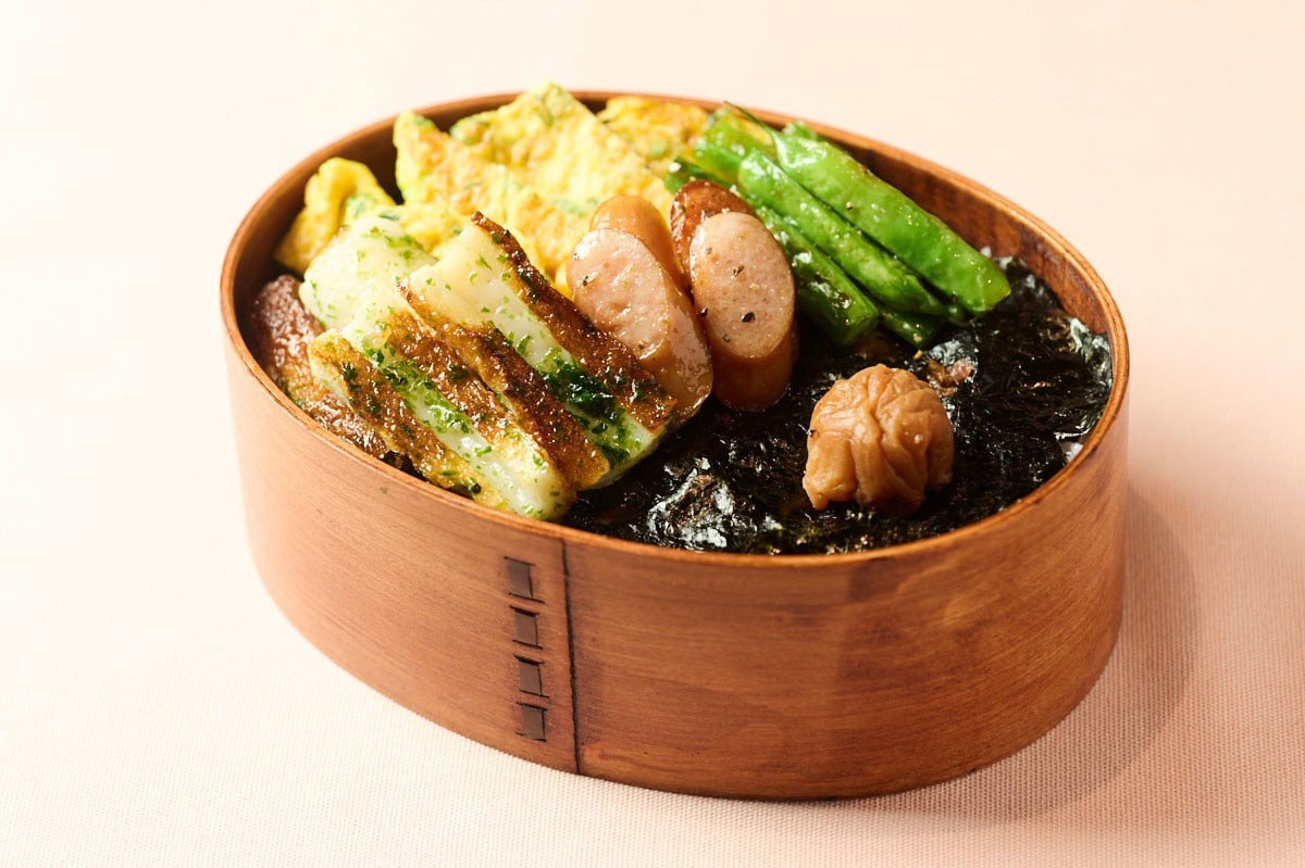 笠原将弘さんが作ったわっぱ弁当