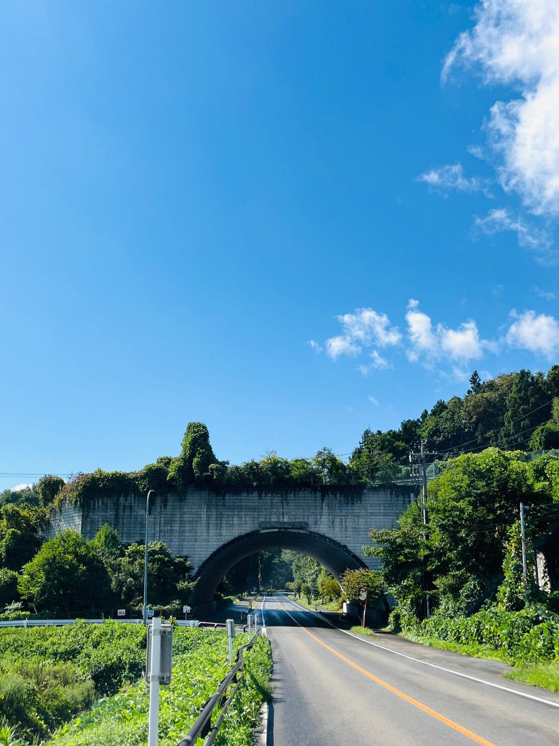 宮沢賢治記念館までは徒歩約1.5km。自然を感じながらのんびり歩くのもおすすめです。