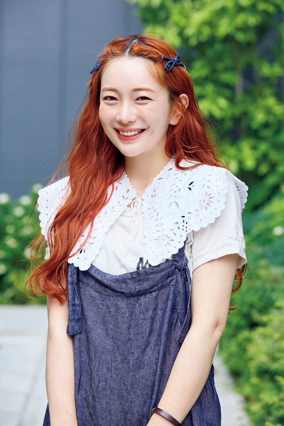 momoさんのTシャツコーデスナップ