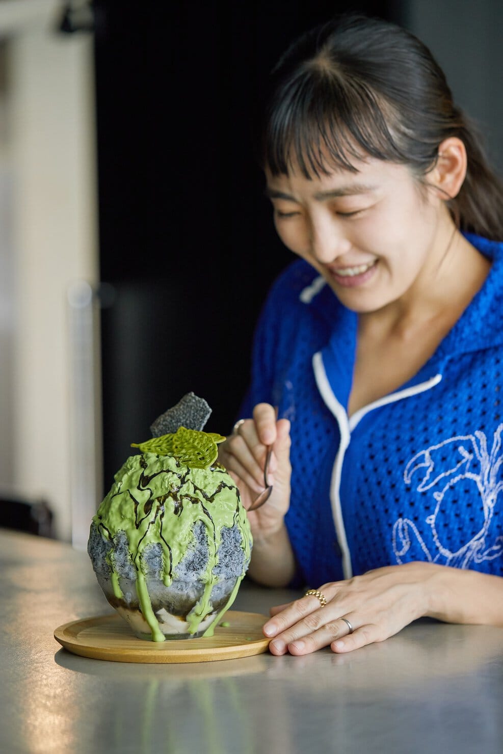清水みさとさんと茶氷