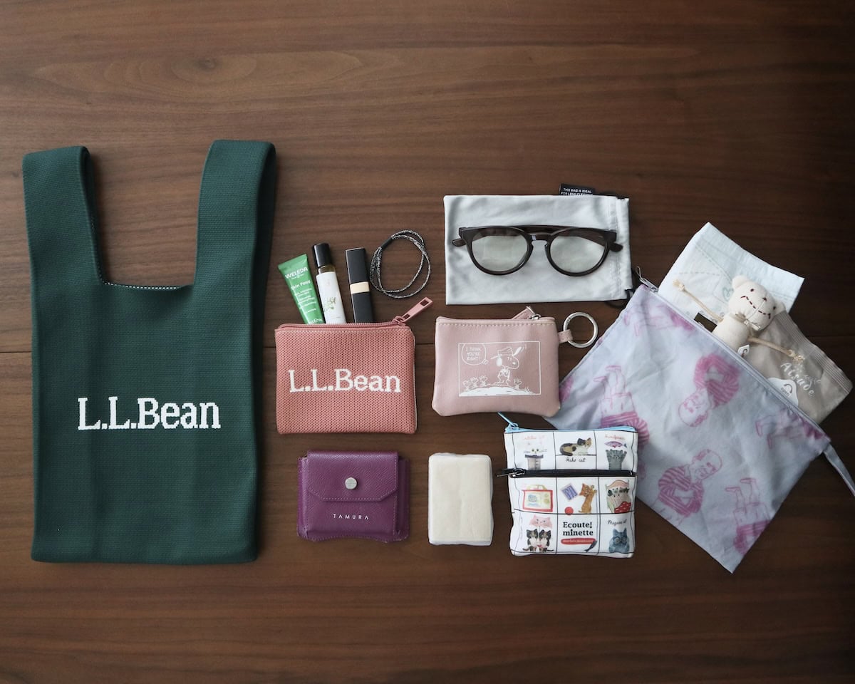 リンネル11月号L.L.Bean付録トートバッグ&ポーチの中身紹介