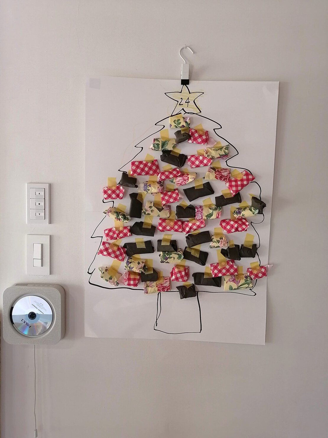 クリスマスアドベントのツリー