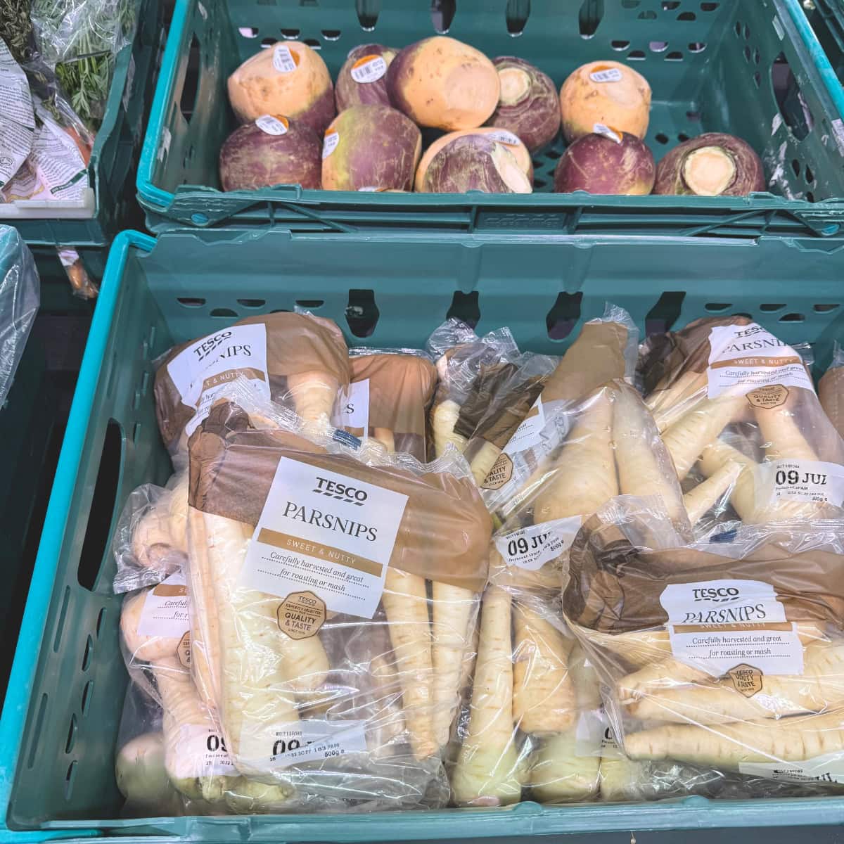 スコットランドのスーパーtescoで売っている野菜