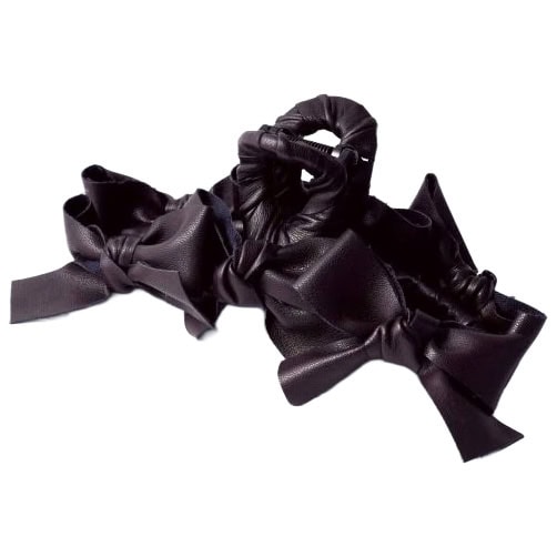 〈 TRESSE 〉 Leather ruban clip