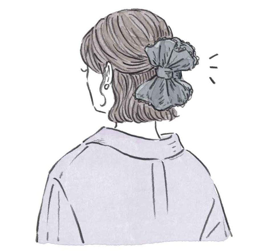 昼のヘアケア 汗や湿気の髪型崩れのお直し