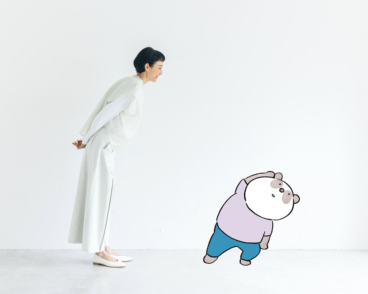 こやまこいこさん作・パンダのぐれいさんとモデルのはなさんの小さな幸せの見つけ方