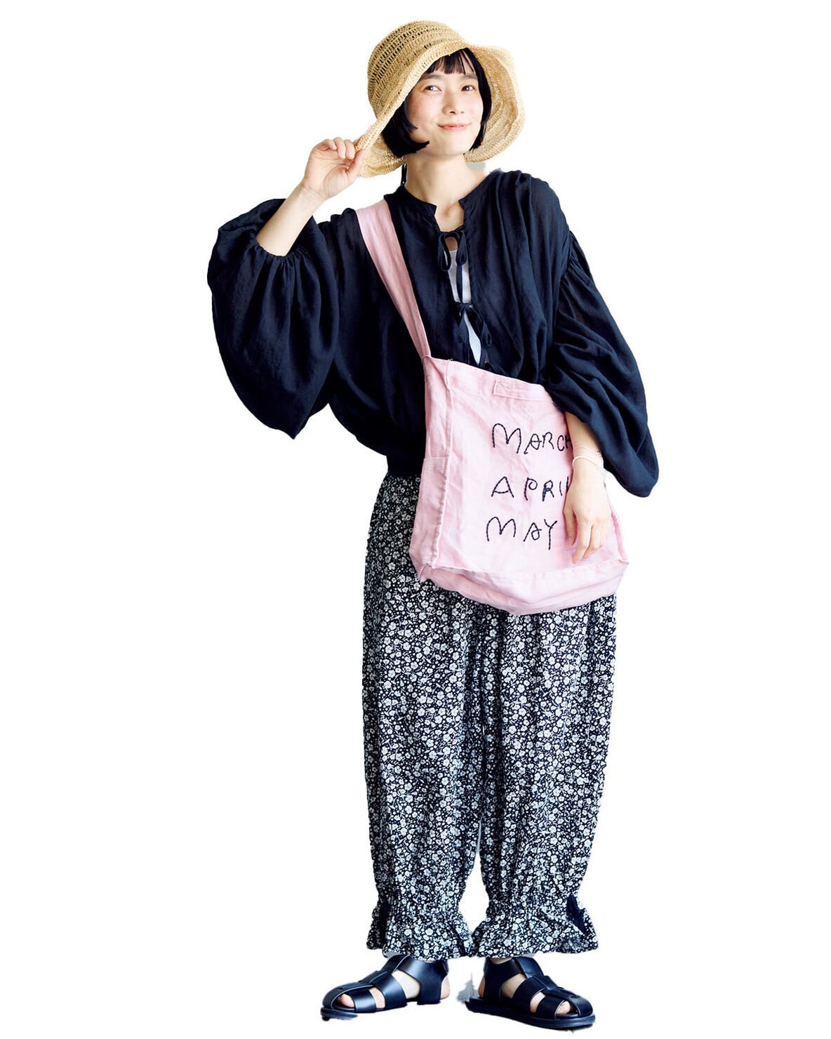 モデル・坂井裕美さんの旅コーデ