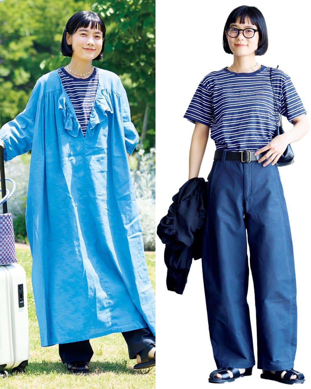 身軽に旅するモデル・坂井裕美さんの旅コーデ
