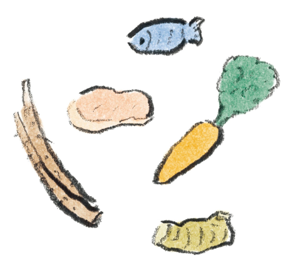 体の血流をよくして代謝をアップさせる効果が期待できる根菜類を普段の食事で積極的に摂りましょう。タンパク質が豊富な肉類や魚類も体を温める食材としておすすめ。