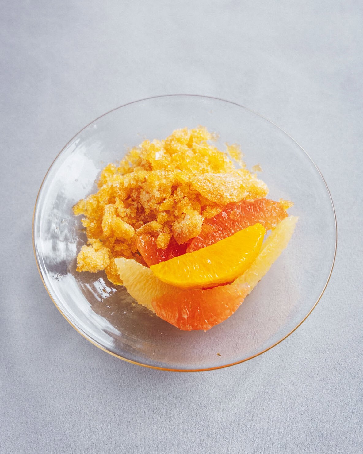 菓子研究家・高石紀子さんの「ゼリーを凍らせて作る甘さ控えめのティーグラニテ」作り方