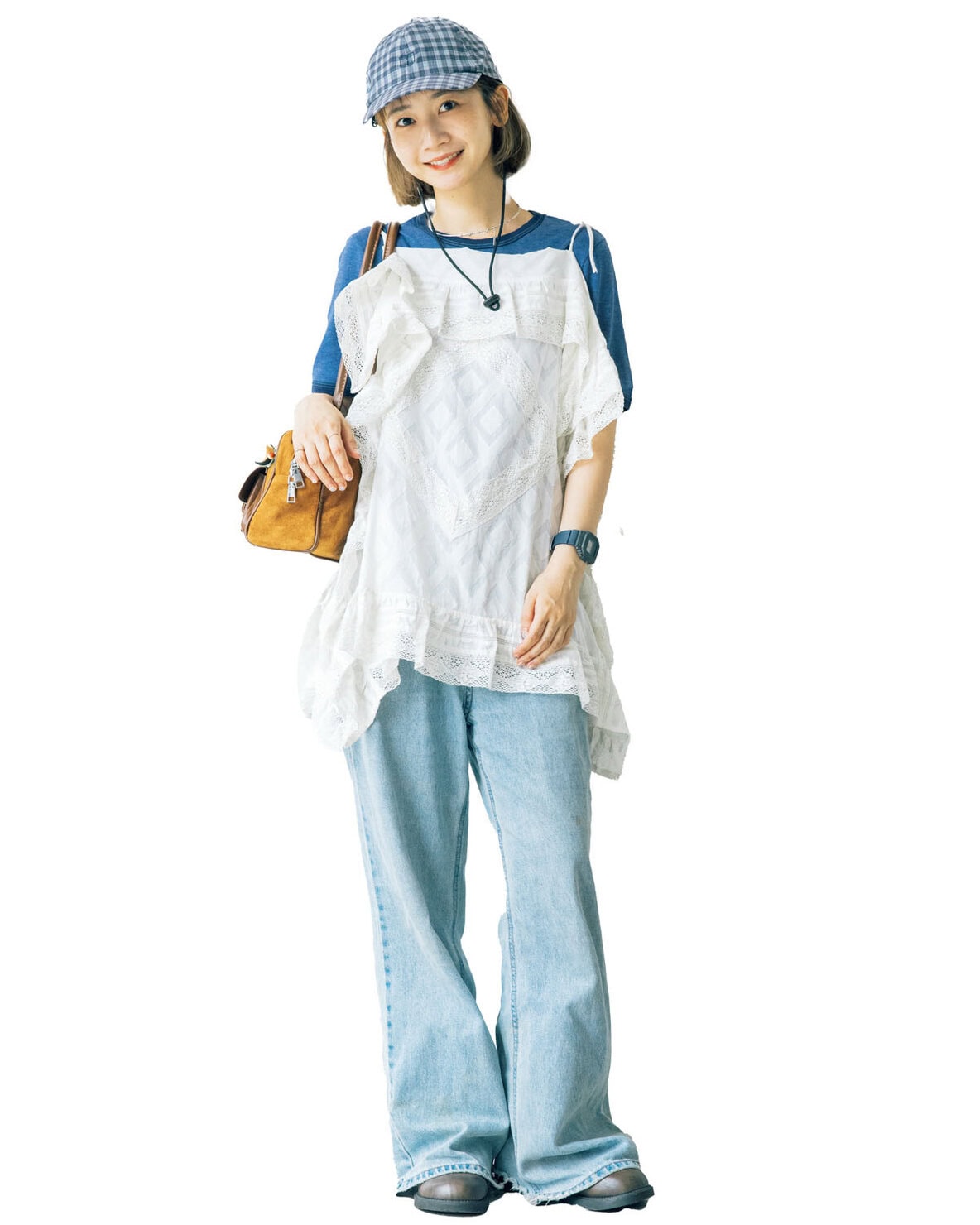 三戸なつめさんの私服コーディネート