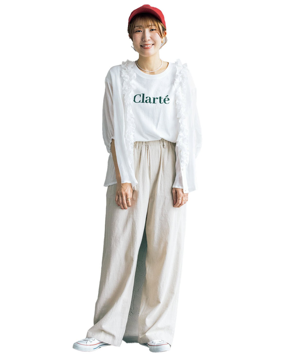 サマンサ モスモス プレス 菊地 愛さんの私服スナップ