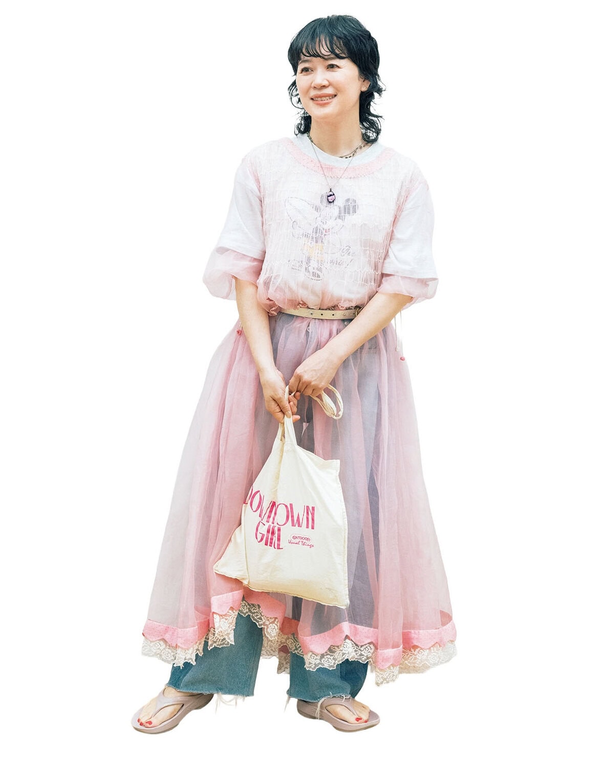 ヘアメイクデザイナー 高松由佳さんの私服スナップ