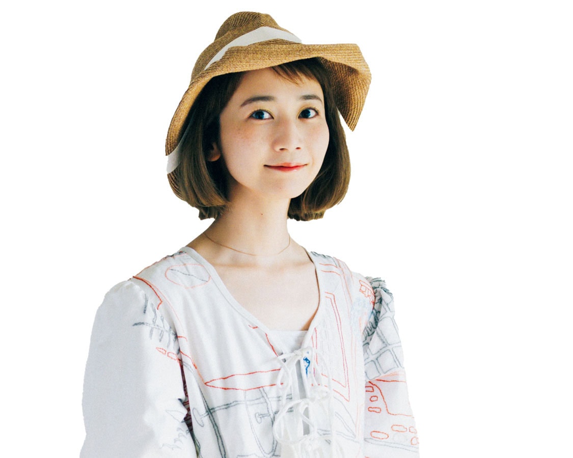 三戸なつめさんさん愛用の麦わら帽子