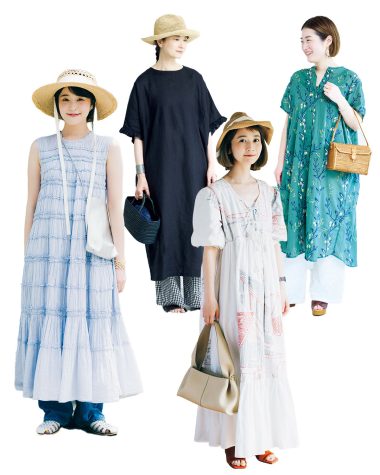 おしゃれな人7名の夏のワンピースコーデ｜私服スナップ