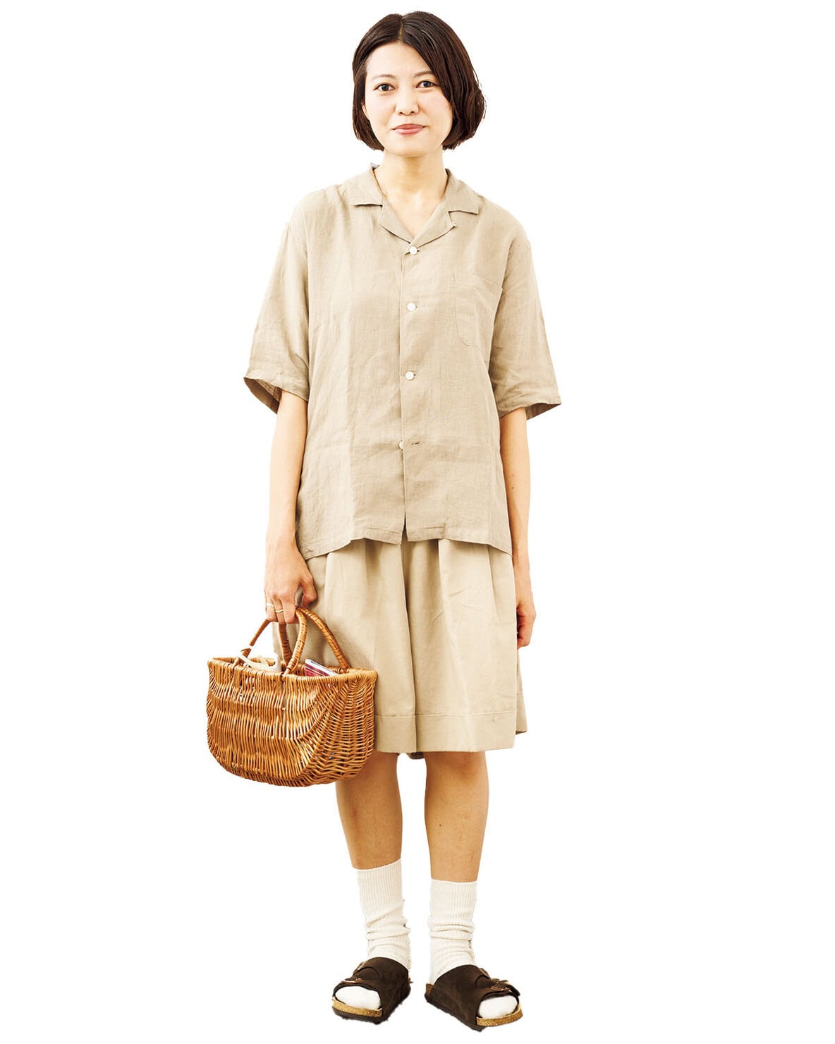 編集者 栗山桃香さんの私服スナップ