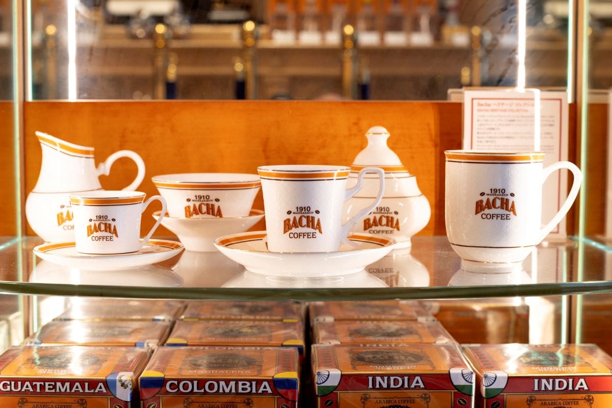 バシャコーヒー銀座店のコーヒーブティックで購入できるテーブルウェア