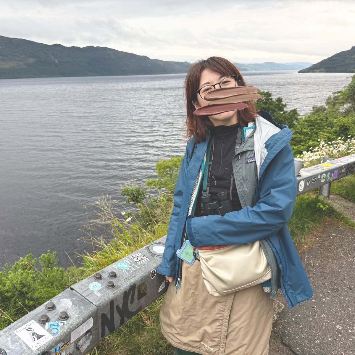 雨風強いスカイ島ツアーで着ていたアウトドアファッション