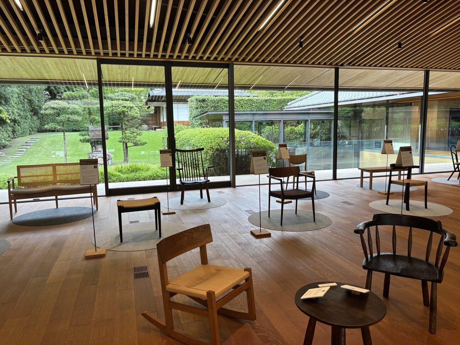 竹中大工道具館(中庭の見えるフロア)