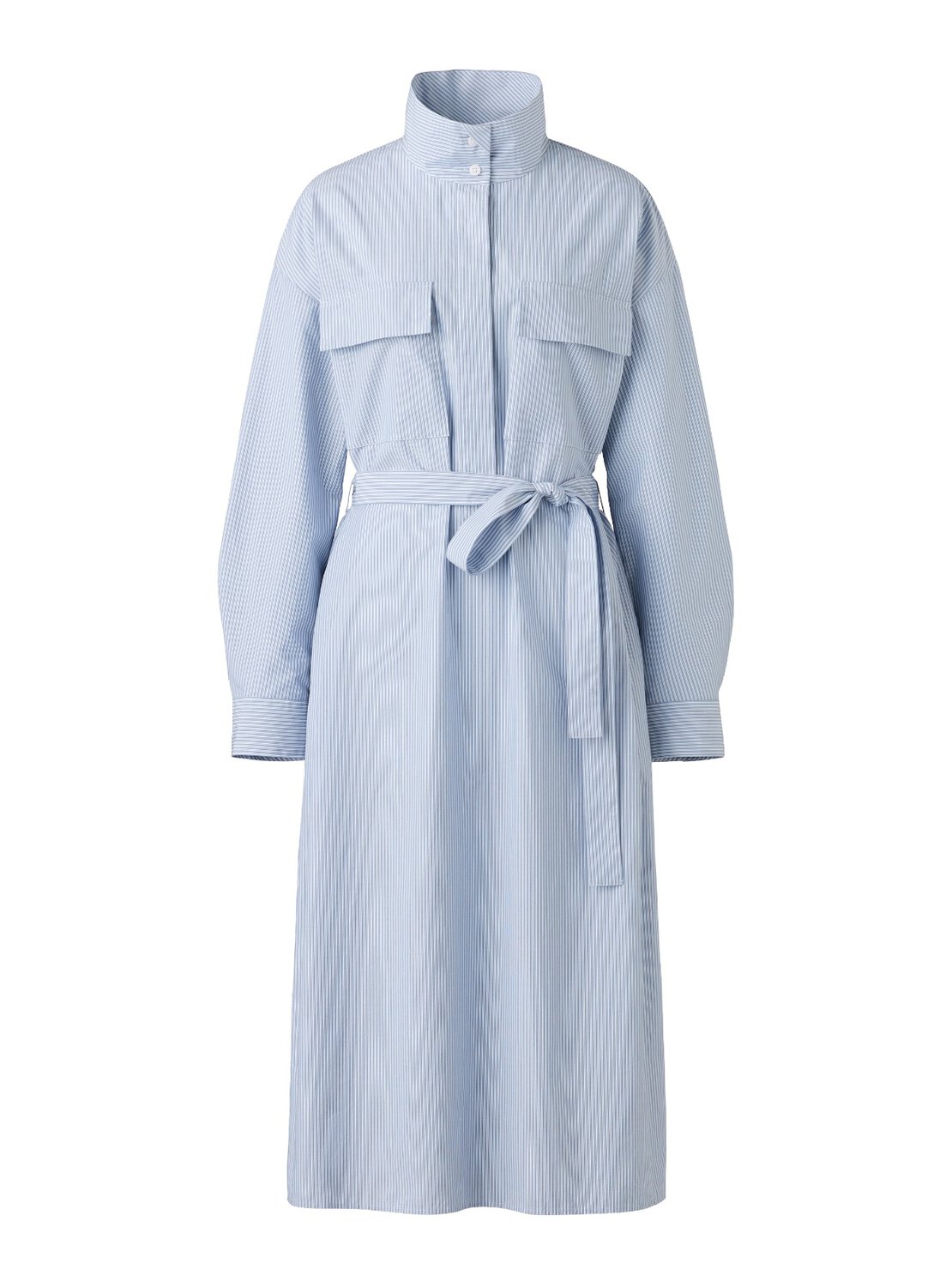 コットンスタンドカラーワンピース ¥5,990