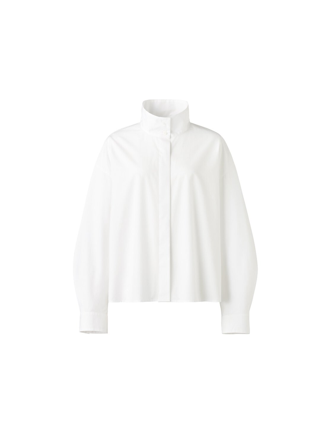 コットンスタンドカラーシャツ ¥3,990