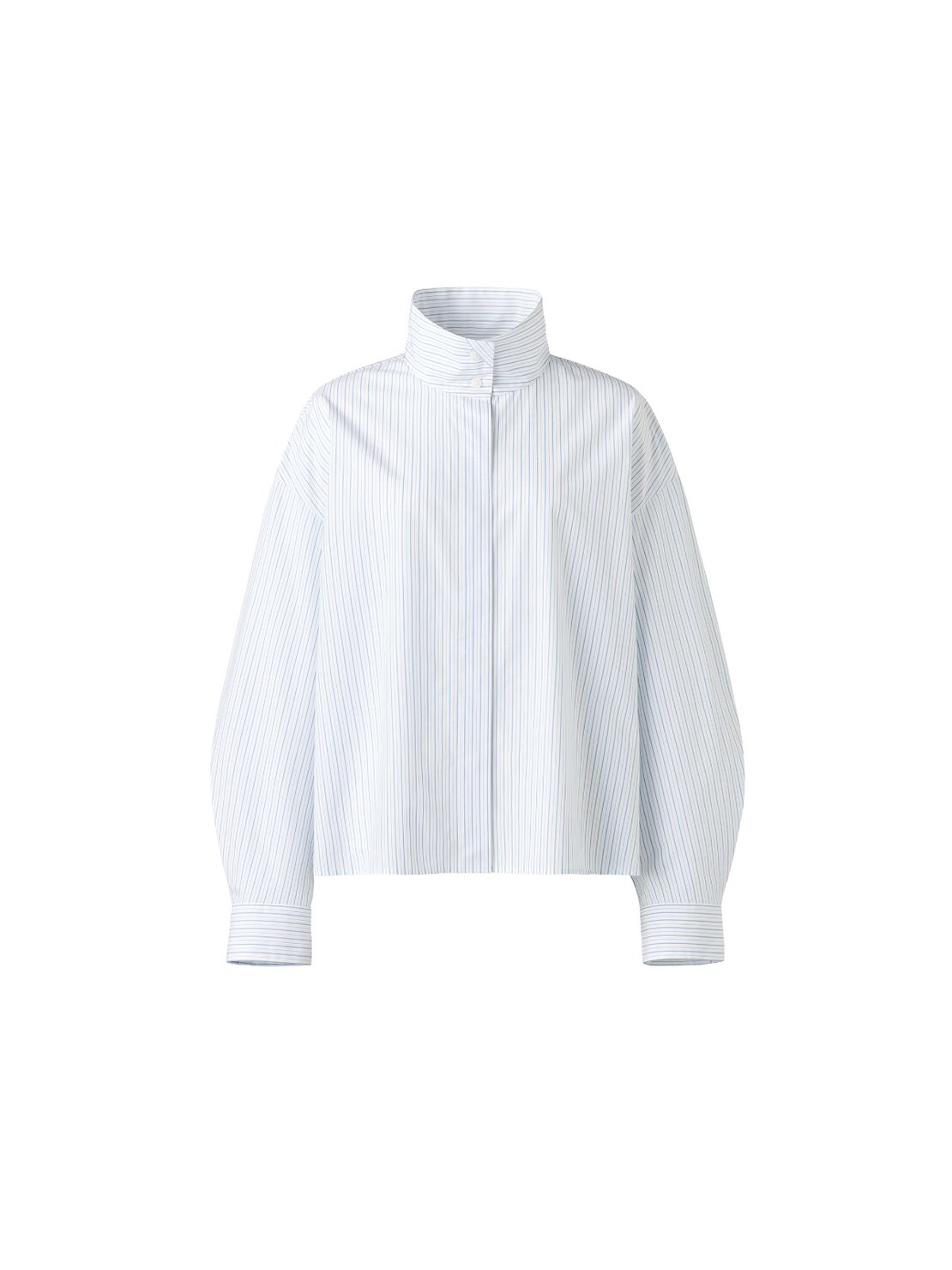 コットンスタンドカラーシャツ ¥3,990