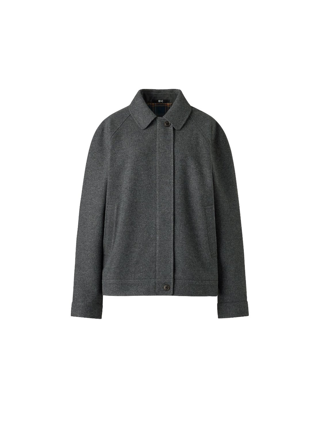 ウールブレンドハリントンジャケット ¥7,990