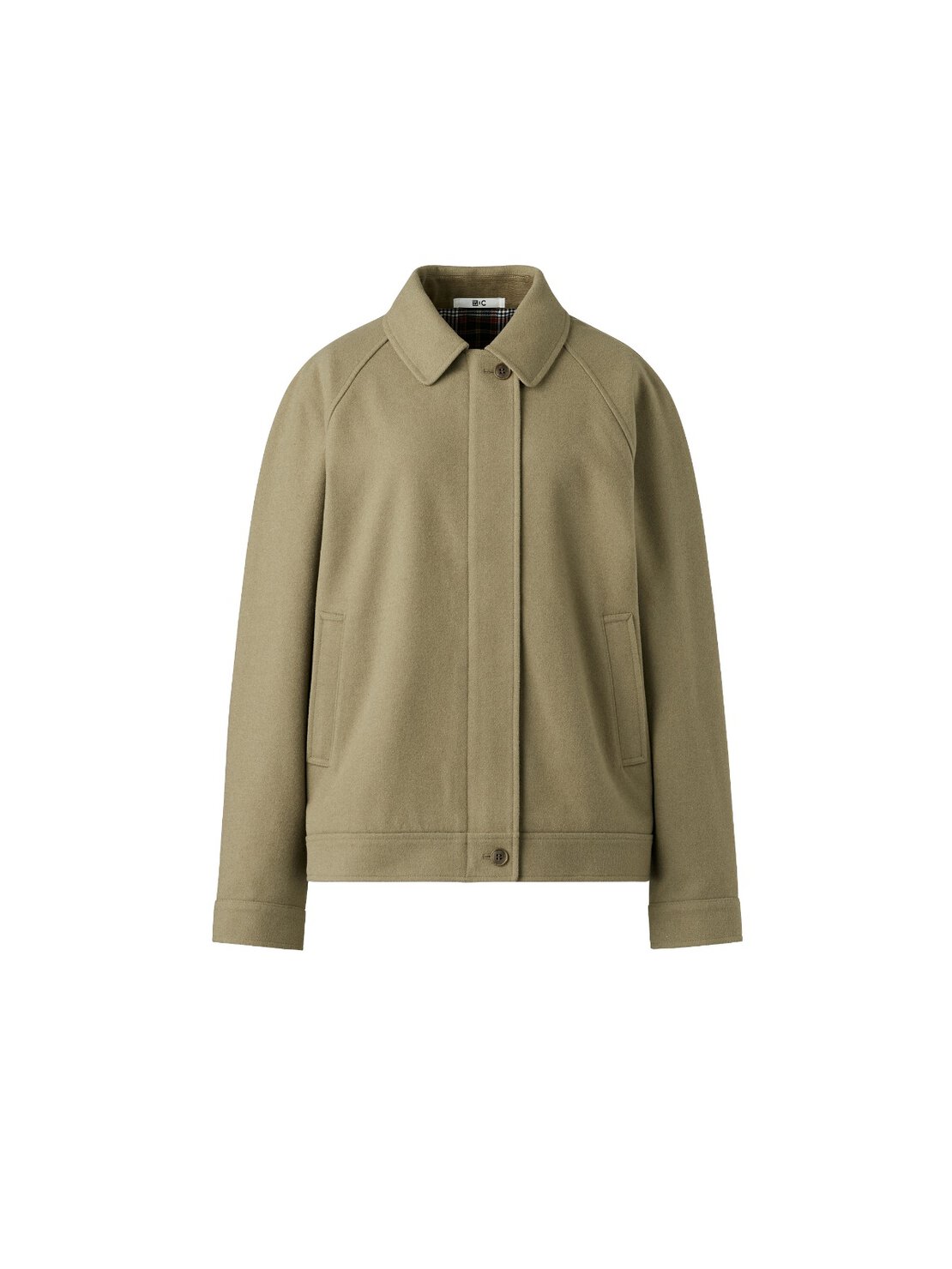 ウールブレンドハリントンジャケット ¥7,990